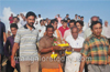 Mangaluru:  GSB community members offer prayers to the Sea God